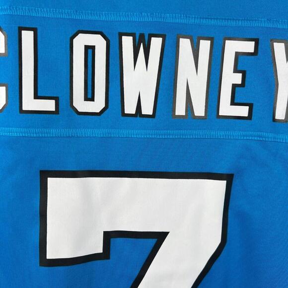 New Nike Carolina Panthers Clowney #7 Jersey Men’s 2XL Blue NFL Alternate - Picture 2 of 9